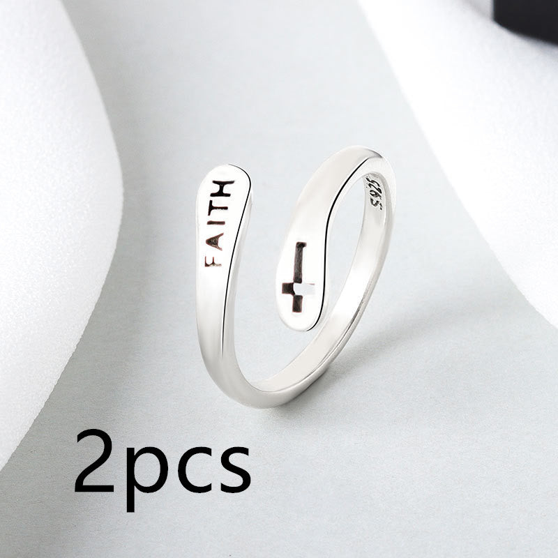 Women'S Copper Faith Ring