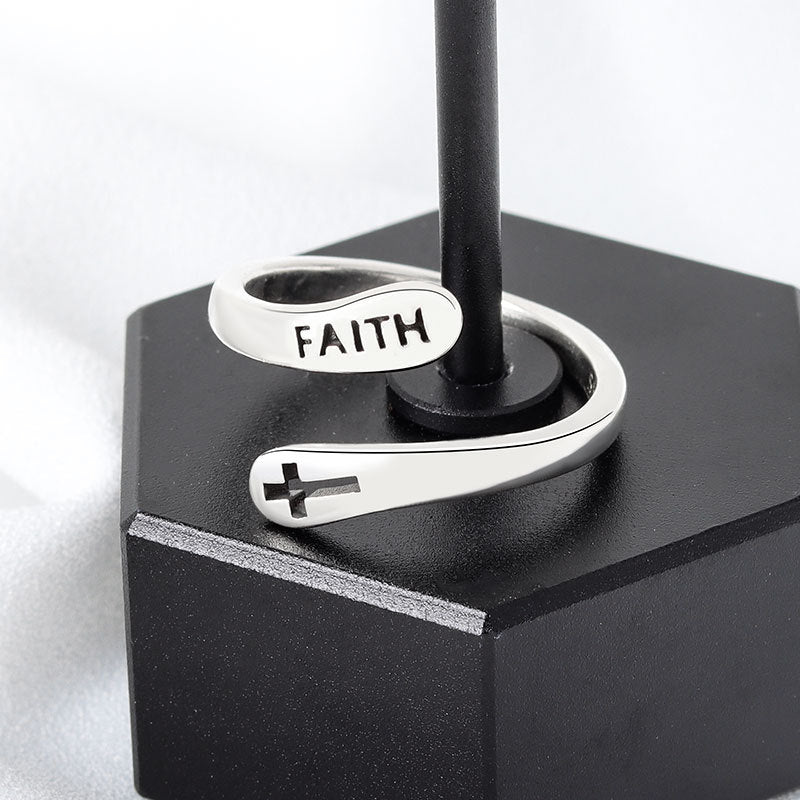 Women'S Copper Faith Ring