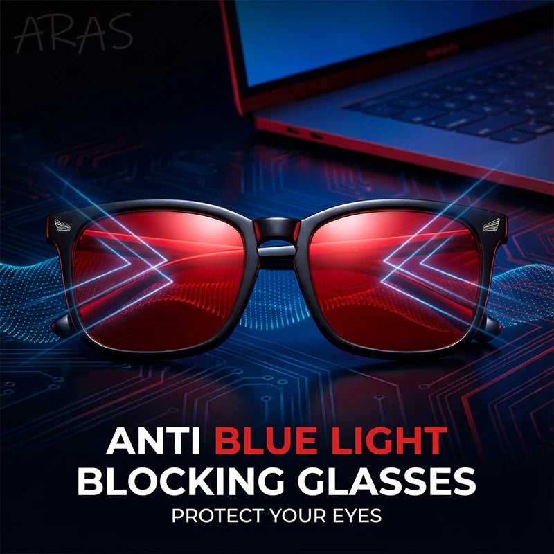 Anti Blue Light Blocking Sleep Glasses Women Men 2026 Computer Gaming Read Red Lens Filter Eyeglasses Change Color Sunglasses