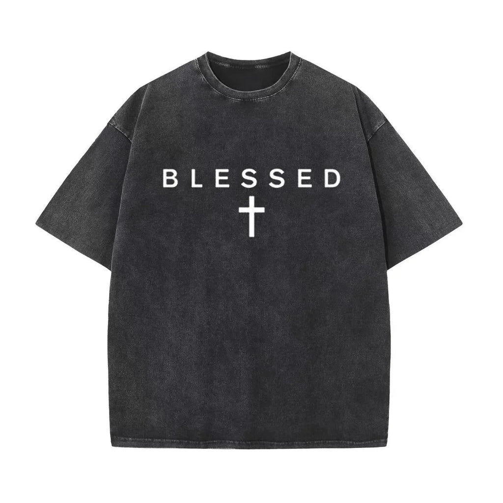 Unisex Christian Faith T-Shirt for Women & Men Jesus Christ Cross Design Inspirational Bible Quote Religious Gift Tee Casual Top