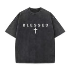 Unisex Christian Faith T-Shirt for Women & Men Jesus Christ Cross Design Inspirational Bible Quote Religious Gift Tee Casual Top