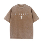 Unisex Christian Faith T-Shirt for Women & Men Jesus Christ Cross Design Inspirational Bible Quote Religious Gift Tee Casual Top