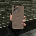 Biblical Cross Phone Case for Iphone 11-17 Pro Max | Slim & Shockproof Cover | Drop-Proof Protection | Faith-Based Design