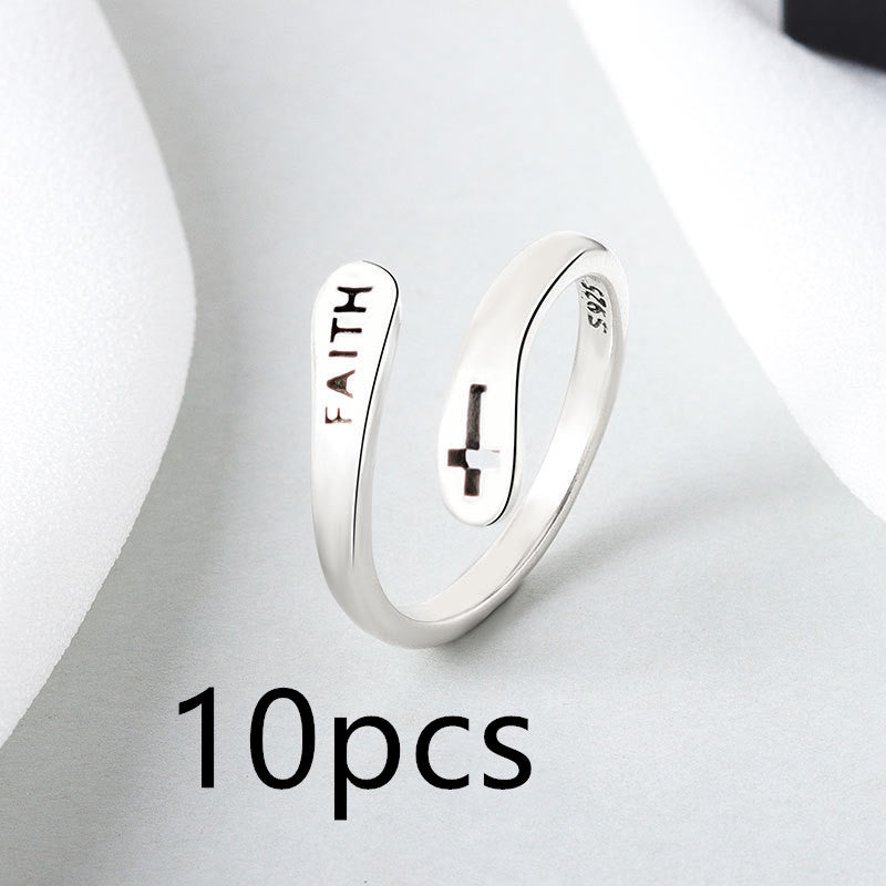 Women'S Copper Faith Ring