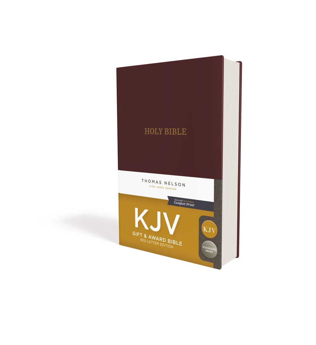 KJV, Gift and Award Study Bible, Red Letter Edition, Comfort Print