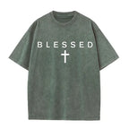 Unisex Christian Faith T-Shirt for Women & Men Jesus Christ Cross Design Inspirational Bible Quote Religious Gift Tee Casual Top