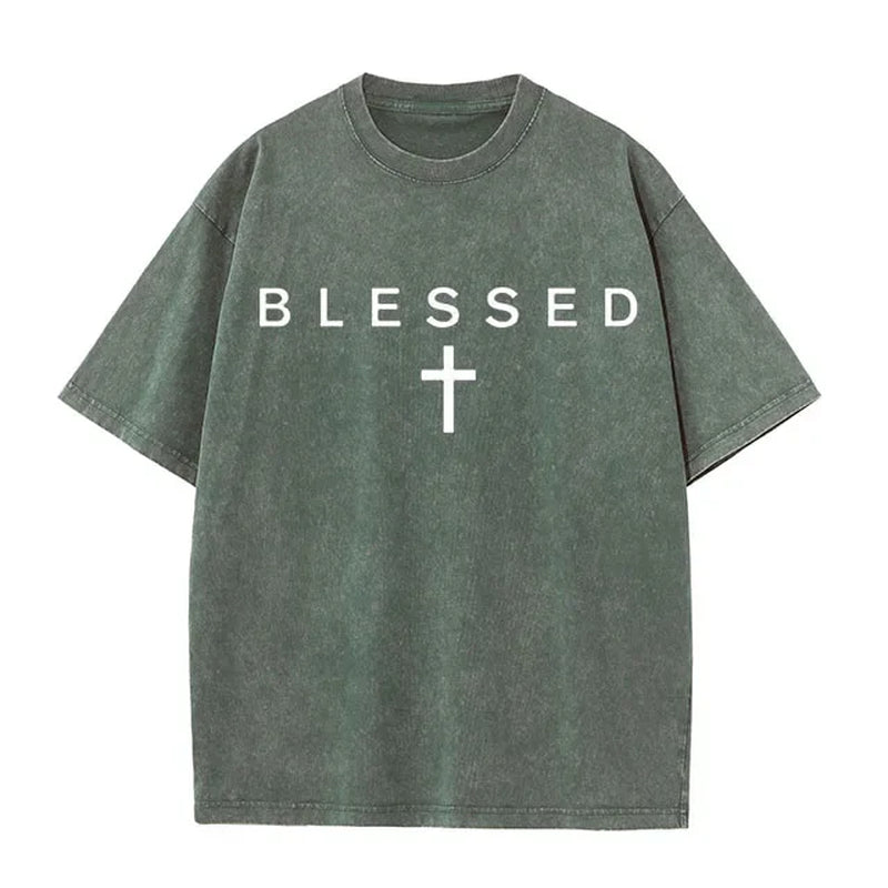 Unisex Christian Faith T-Shirt for Women & Men Jesus Christ Cross Design Inspirational Bible Quote Religious Gift Tee Casual Top