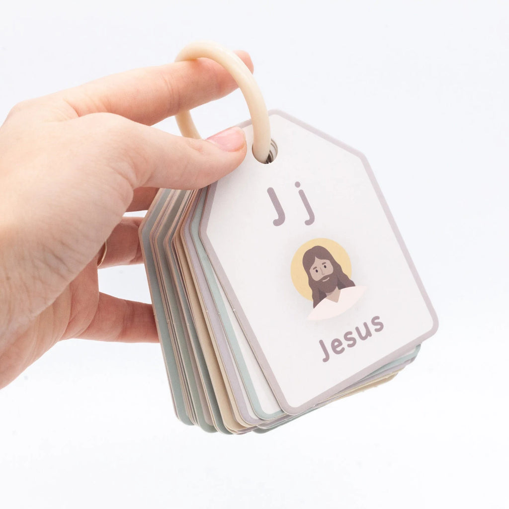 Bible ABC Flashcards: Christian Homeschool Toddler Learning