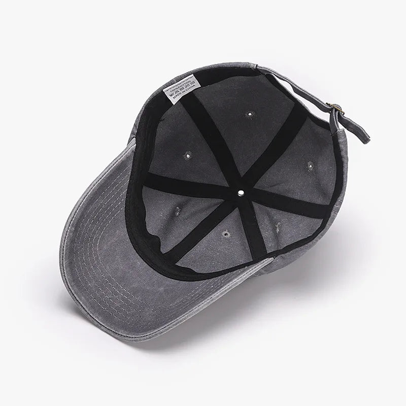 Embroidered JESUS FISH Design Men Women Wash Cotton Soft Baseball Caps Adjustable Dad Duck Tongue Cap