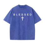 Unisex Christian Faith T-Shirt for Women & Men Jesus Christ Cross Design Inspirational Bible Quote Religious Gift Tee Casual Top
