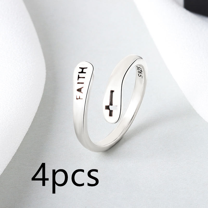 Women'S Copper Faith Ring