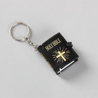 Fashion Cute Mini Holy Bible Book Keychains Accessories