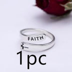 Women'S Copper Faith Ring