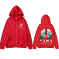 YHWH Lungs Christian Every Breath Speak His Name Zipper Hoodie Men Casual Cotton Zip up Jacket Men'S Fashion Zip up Sweatshirt