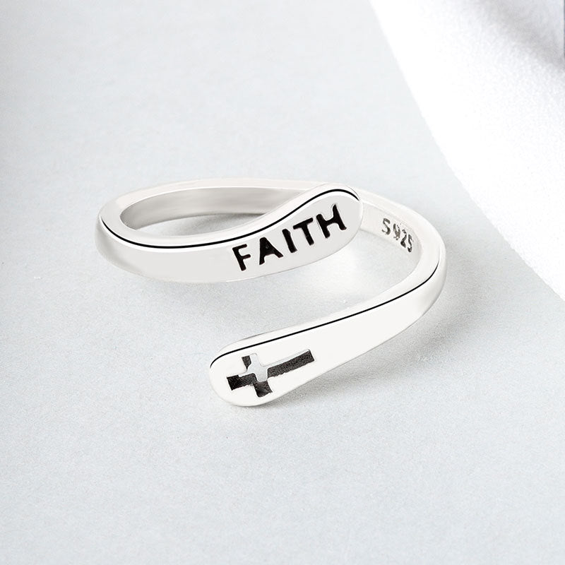 Women'S Copper Faith Ring