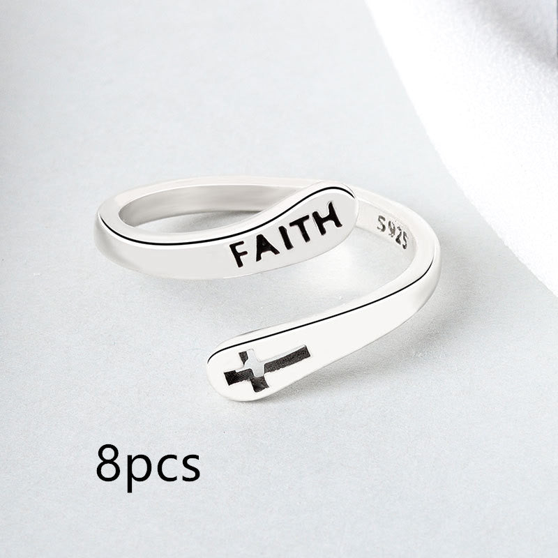 Women'S Copper Faith Ring