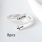 Women'S Copper Faith Ring