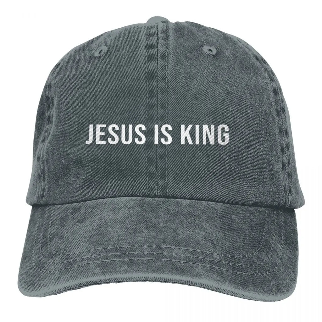 King Baseball Cap Men Hats Women Visor Protection Snapback Jesus God Cross Caps
