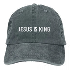 King Baseball Cap Men Hats Women Visor Protection Snapback Jesus God Cross Caps