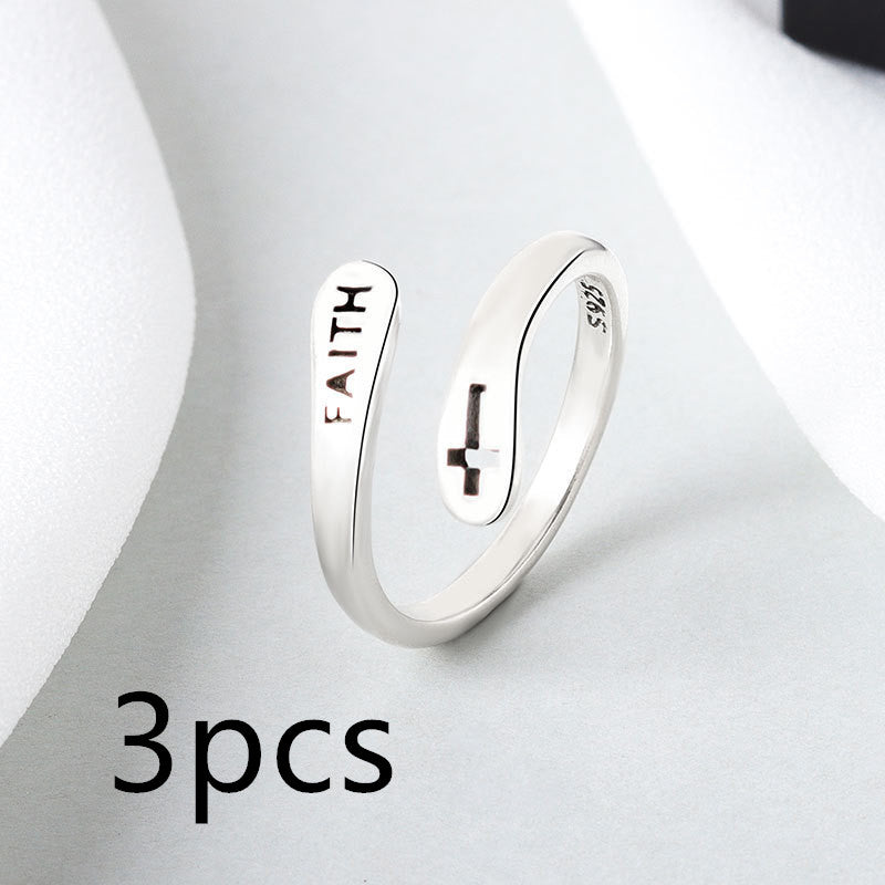 Women'S Copper Faith Ring