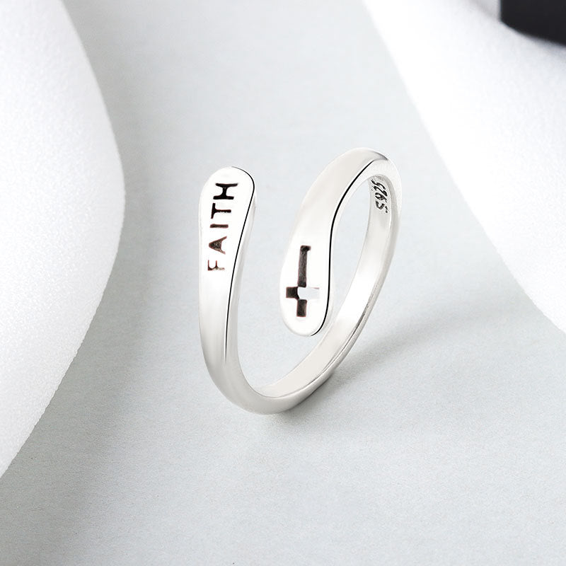 Women'S Copper Faith Ring