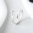 Women'S Copper Faith Ring