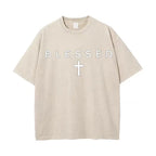 Unisex Christian Faith T-Shirt for Women & Men Jesus Christ Cross Design Inspirational Bible Quote Religious Gift Tee Casual Top