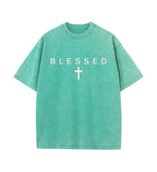 Unisex Christian Faith T-Shirt for Women & Men Jesus Christ Cross Design Inspirational Bible Quote Religious Gift Tee Casual Top