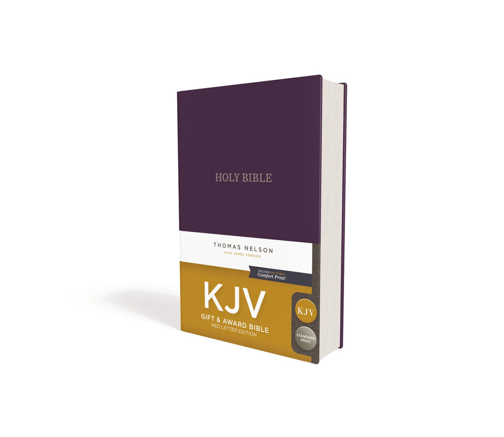 KJV, Gift and Award Study Bible, Red Letter Edition, Comfort Print