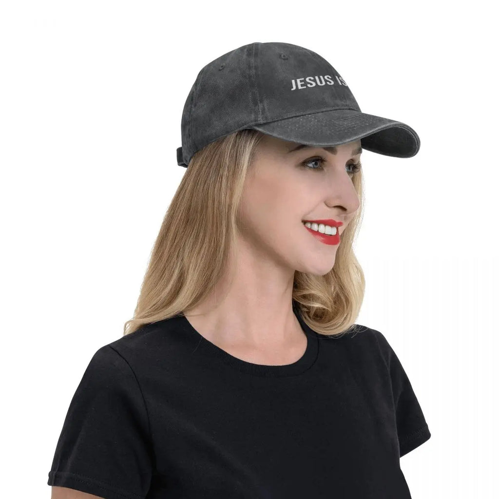 King Baseball Cap Men Hats Women Visor Protection Snapback Jesus God Cross Caps